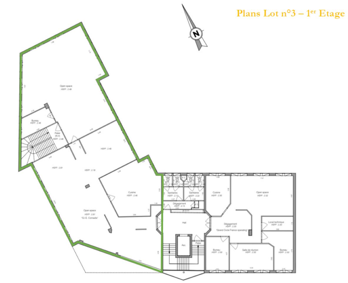 Bureau Lyon 1142m² Location bureau Lyon Rhône OLBUR2201927 15